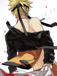  blonde_hair lovemaronmeru0827 male male_focus naruto scar undressing uzumaki_naruto 