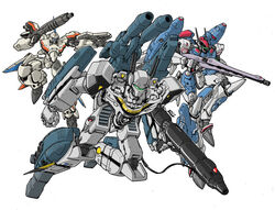  big gun macross macross_frontier macross_plus mecha robotech valkyrie vf-1 vf-1s vf-25 weapon west yf-21 