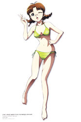  akizuki_ritsuko bikini megane swimsuits takeuchi_hiroshi the_idolm@ster xenoglossia 