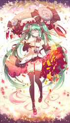  dress hatsune_miku phino thighhighs vocaloid 