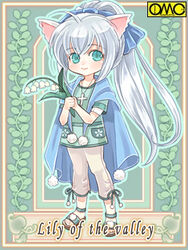  animal_ears asura_fantasy_online cat_ears chibi chibi_only female kuga_tsukasa lowres omc photoshop_(medium) solo white_hair 