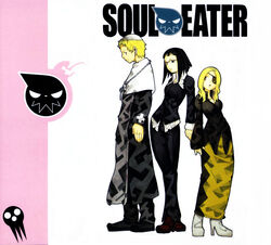  azusa_yumi eyepatch justin_law marie_mjolnir megane ohkubo_atsushi soul_eater 