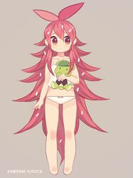  arm_at_side artist_name bare_arms bare_legs bare_shoulders barefoot blush bow bow_panties camisole character_doll closed_mouth collarbone commentary_request female flaky_(happy_tree_friends) flipped_hair flippy_(happy_tree_friends) full_body hair_between_eyes happy_tree_friends holding holding_stuffed_toy kab00m_chuck long_hair looking_away panties personification red_eyes red_hair sideways_glance simple_background solo spaghetti_strap standing stuffed_animal stuffed_toy teddy_bear underwear underwear_only very_long_hair white_panties 