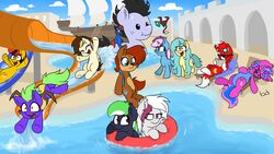  16:9 agamnentzar alternate_species archie_comics blue_body cutie_mark earth_pony equid equine fan_character female feral green_eyes group gyro_tech hasbro hi_res hooves horn horse male mammal mane my_little_pony mythological_creature mythological_equine mythology pegasus pink_body ponification pony quadruped sally_acorn sega shinodage sonic_the_hedgehog_(archie) sonic_the_hedgehog_(comics) sonic_the_hedgehog_(series) southern_belle unicorn unicorn_horn widescreen wings 