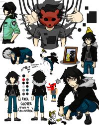  axelocraft1500_(artist) big_brother five_nights_at_freddy&#039;s five_nights_at_freddy&#039;s_4 hi_res human humanization male mammal model_sheet scottgames solo unknown_artist wolf-con-f 