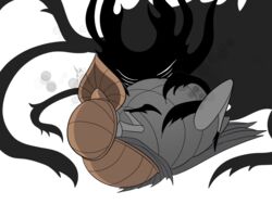  4:3 ambiguous_gender arthropod duo eldritch_abomination female godseeker_(hollow_knight) hollow_knight hug insects omnia-volo overweight shade_lord_(hollow_knight) shadow_creature size_difference smaller_female team_cherry tendrils void_(hollow_knight) 