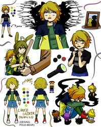  axelocraft1500_(artist) crying_child_(fnaf) five_nights_at_freddy&#039;s five_nights_at_freddy&#039;s_4 hi_res human male mammal model_sheet scottgames solo unknown_artist wolf-con-f 