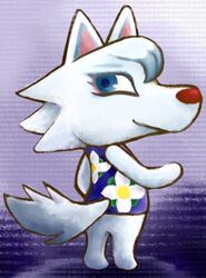  animal_crossing blue_eyes doubutsu_no_mori lowres nintendo whitney wolf 