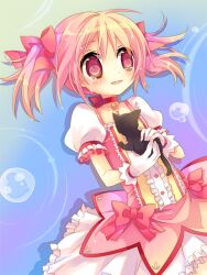  amy_(madoka_magica) bad_link black_cat feline female kaname_madoka kaname_madoka_(magical_girl) mahou_shoujo_madoka_magica mahou_shoujo_madoka_magica_(anime) photoshop_(medium) pink_eyes pink_hair short_hair sie-sie solo tears water 