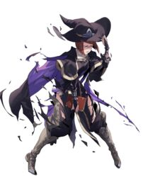  book boots breasts bridal_gauntlets brown_eyes brown_hair cape female fire_emblem fire_emblem_awakening fire_emblem_heroes full_body glasses hair_ornament hat highres hirooka_masaki holding holding_book knee_boots long_sleeves looking_away medium_breasts miriel_(fire_emblem) non-web_source official_art open_mouth pants pants_tucked_in pelvic_curtain semi-rimless_eyewear short_hair solo tied_hair torn_cape torn_clothes torn_pants transparent_background turtleneck wizard_hat 