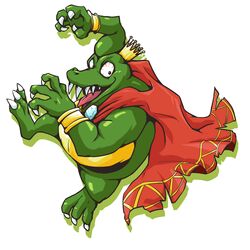  1:1 2021 3_toes 4_fingers anthro belly biceps big_belly bloodshot_eyes bottomless bracelet cape cape_only claws clothed clothing crocodile crocodilian crocodylid crown digital_media_(artwork) donkey_kong_(series) fangs feet finger_claws fingers front_view full-length_portrait gem green_body green_scales headgear jewelry k_rool kinakomochi king kremling male mostly_nude musclegut muscular muscular_anthro muscular_male nintendo open_mouth open_smile overweight overweight_anthro overweight_male pecs pink_tongue portrait pose reptile royalty scales scalie sharp_teeth simple_background smile snout solo teeth toe_claws toes tongue tongue_out topless white_background white_claws 