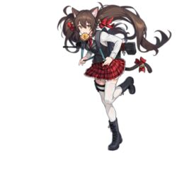  animal_ear_fluff animal_ears assault_rifle backpack bag bell blue_footwear blue_vest blush boots bread bread_slice breasts brown_eyes brown_hair buttons cat_ears collared_shirt cross-laced_footwear double-breasted female food food_in_mouth full_body girls&#039;_frontline gun hair_bell hair_ornament hair_ribbon jingle_bell lace-up_boots long_hair long_sleeves looking_at_viewer mouth_hold nagu necktie oerba_yun_fang official_alternate_costume official_art petticoat red_necktie red_ribbon red_skirt ribbon rifle running school_bag school_uniform shirt skin_fang skirt solo thigh_strap thighhighs toast toast_in_mouth transparent_background twintails type_97_(girls&#039;_frontline) type_97_(late_for_school)_(girls&#039;_frontline) very_long_hair vest weapon white_legwear white_shirt zettai_ryouiki 