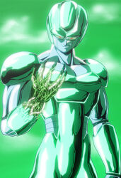  cooler cooler_(dragon_ball) dragon_ball dragon_ball_z green_sky metal shiny wire wires 