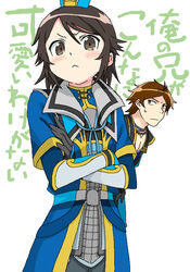  2boys brothers can&#039;t_be_this_cute dynasty_warriors multiple_boys ore_no_imouto_ga_konna_ni_kawaii_wake_ga_nai parody shin_sangoku_musou siblings sima_shi sima_zhao translated 