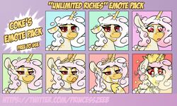  alicorn blep cocaine_(artist) conditional_dnp crown diamond_(gem) emote emotion_chart equid equine female feral gem gold_(metal) gold_jewelry hasbro headgear hi_res horn jewelry looking_at_viewer mammal my_little_pony mythological_creature mythological_equine mythology princess_coke ring sassy smile smiling_at_viewer solo tiara tongue tongue_out wings zebra 