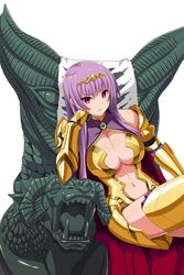  armor armored_boots bikini_armor black_gloves blunt_ends boots breastplate breasts cape center_opening circlet claudette_(queen&#039;s_blade) claudette_(queen&#039;s_blade_unlimited) cleavage_cutout closed_mouth clothing_cutout curvy elbow_gloves female g-string gloves gold_armor head_rest large_breasts long_hair navel navel_cutout official_art outline pauldrons purple_eyes purple_hair queen&#039;s_blade queen&#039;s_blade_unlimited queen&#039;s_blade_white_triangle red_cape shoulder_armor sidelocks sitting solo straight_hair thighs thong throne vambraces 