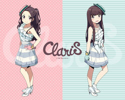  claris dress ishida_kana jpeg_artifacts wallpaper 