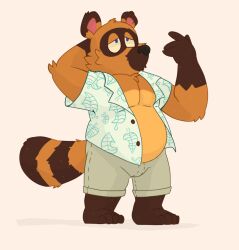  animal_crossing anthro brown_body brown_fur cakerthebear canid canine fur hi_res male mammal nintendo raccoon_dog tanuki tom_nook_(animal_crossing) 