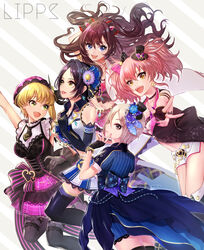  hayami_kanade ichinose_shiki ilo jougasaki_mika miyamoto_frederica shiomi_shuuko the_idolm@ster the_idolm@ster_cinderella_girls the_idolm@ster_cinderella_girls_starlight_stage thighhighs 