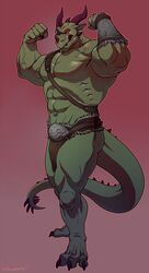  1boy dragon full-length_portrait full_length lizard male male_only portrait posing reptile rossciaco scalie solo standing varanis_blackclaw 