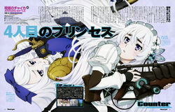  armor chaika_trabant dress gun hitsugi_no_chaika kanno_hiroki sword viivi_holopainen 