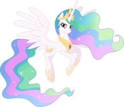  2015 absurd_res alicorn alpha_channel equid equine feathered_wings feathers female feral friendship_is_magic hasbro hi_res horn looking_at_viewer mammal my_little_pony mythological_creature mythological_equine mythology princess_celestia_(mlp) simple_background smile solo theshadowstone transparent_background white_body white_feathers wings 