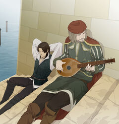  assassin&#039;s_creed_ii ezio_auditore_da_firenze leonardo_da_vinci male tagme 