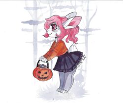  clothing female hair halloween holidays lagomorph leporid mammal rabbit solo strawberryneko 