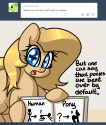  2015 backy_(mlp) earth_pony english_text equid equine fan_character female feral fur hair hasbro hi_res horse mammal my_little_pony pony slavedemorto solo text 