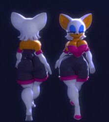  1girls 3d animated anthro ass backside blue_eyeshadow breasts dark_background dat_ass elbow_gloves eyelashes female female_only footwear gif gloves handwear heart high_heels huge_ass jigglephysics jiggling_ass jiggling_breasts kabalmystic large_breasts rouge_the_bat sega sensual skin_tight small_waist sonic_(series) tan_skin teal_eyes thick_thighs thighhigh_boots walk_cycle walking wide_hips 