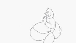  16:9 2018 2d_animation accessory animated anthro belly belly_expansion big_belly bottomwear bump canid canine canis clothed clothing domestic_dog dragon duo expansion fur hair_accessory hair_tie horn hug humor jacob_(randomgirl1265) livestock_guardian_dog male male/male mammal molosser monochrome mountain_dog mythological_creature mythological_scalie mythology pants pastoral_dog pregnant pregnant_male randomgirl1265 rapid_pregnancy scalie shirt short_playtime simple_background surprise tail tibetan_mountain_dog tim_ryther topwear widescreen 