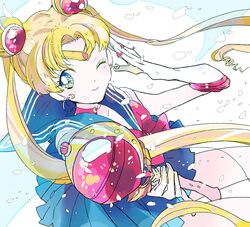  bad_id bad_pixiv_id bishoujo_senshi_sailor_moon bishoujo_senshi_sailor_moon_r blonde_hair blue_eyes blue_sailor_collar blue_skirt bow camelot choker cutie_moon_rod double_bun elbow_gloves female gloves hair_bun heart holding holding_wand long_hair magical_girl one_eye_closed red_bow red_choker sailor_collar sailor_moon sailor_senshi_uniform sideways_glance skirt solo tsukino_usagi twintails wand white_gloves wings 