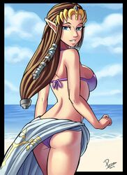  bikini female female_only hylian nintendo parsujera princess_zelda solo the_legend_of_zelda zelda_(twilight_princess) 