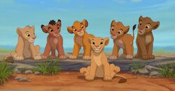  2018 absurd_res blue_eyes brown_body brown_eyes brown_fur chumvi detailed_background digital_media_(artwork) disney featureless_crotch felid female feral front_view full-length_portrait fur grin group hi_res intraspecies lion looking_at_another looking_at_viewer male malka_(the_lion_king) mammal meme mheetu_(the_lion_king) multicolored_body multicolored_fur nala_(the_lion_king) on_model orange_body orange_fur outside pantherine parody pawpads pink_nose piper_perri_surrounded portrait quadruped savanna simba_(the_lion_king) sitting smile standing tan_body tan_fur the_giant_hamster the_lion_king tojo_(the_lion_king) two_tone_body two_tone_fur yellow_sclera young young_feral 