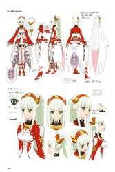  aqua_ayes bangs blue_eyes female full_body hairband lailah_(tales) long_hair looking_to_the_side md5_mismatch multicolor_hair official_art ponytail resized smile solo tales_of_(series) tales_of_zestiria upper_body very_long_hair white_hair 