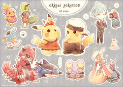  ... 1boy bad_id bad_pixiv_id beldum brendan_(pokemon) brendan_(pokemon)_(cosplay) clothed_pokemon copyright_name cosplay cosplay_pikachu dated groudon heart kabocha_torute kyogre may_(pokemon) may_(pokemon)_(cosplay) milotic mudkip pikachu pikachu_phd pikachu_phd_(cosplay) pikachu_pop_star pikachu_pop_star_(cosplay) pikachu_rock_star pikachu_rock_star_(cosplay) pokemon pokemon_(creature) pokemon_oras sexual_dimorphism sparkle spoken_heart spoken_sweatdrop starter_pokemon_trio steven_stone sweatdrop team_aqua_uniform team_magma_uniform torchic treecko wallace_(pokemon) wallace_(pokemon)_(cosplay) whismur zinnia_(pokemon) zinnia_(pokemon)_(cosplay) 