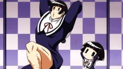  1boy animated animated black_eyes black_hair crossdressing female gugure!_kokkuri-san ichimatsu_kohina shigaraki_(gugukoku) short_hair 