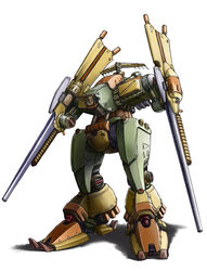  antennae aritani_mahoro arm_cannon battletech commentary_request derivative_work dual_arm_cannons mecha no_humans photoshop_(medium) rifleman_(battletech) robot science_fiction weapon 