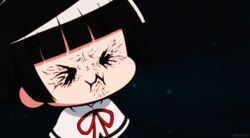  animated animated black_hair female gugure!_kokkuri-san ichimatsu_kohina solo 