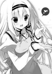  female hand monochrome rinslet_laurenfrost seirei_tsukai_no_blade_dance 