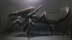  absurd_res alien alien_(franchise) ambiguous_gender arthropod bodily_fluids dream drooling eyeless hi_res hybrid koryface monster multi_leg multi_limb nightmare_fuel open_mouth saliva solo starship_troopers warrior_bug xenomorph 