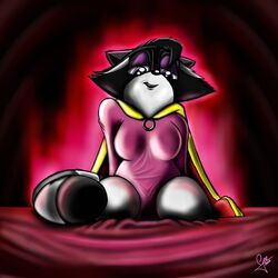  1:1 absurd_res amanda_kane anthro aura bed black_body black_fur black_hair breasts cape clothing duvet eyeshadow female fire fur furniture grey_body grey_fur hair hi_res hot_pink leotard makeup mammal passionate procyonid raccoon romantic sassy satin solo superhero superpowers zerogee 