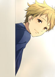  1boy kanbara_akihito kyoukai_no_kanata looking_at_viewer rito453 smile solo 