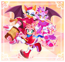  2020 :3 absurd_res accessory alternate_costume amy_rose anthro bat bat_wings beret biped blaze_the_cat blue_eyeshadow blue_scarf boots border bottomwear cake clothing coat danielasdoodles dessert digital_media_(artwork) dress elemental_manipulation eulipotyphlan eyeshadow felid feline female fire fire_manipulation food footwear fur gloves green_eyes group hair_accessory hairband hammer handwear hat headgear headwear heart_symbol hedgehog hi_res high_heels holding_object makeup mammal membrane_(anatomy) membranous_wings pants piko_piko_hammer pink_body pink_clothing pink_coat pink_fur pink_hat pink_headwear pink_topwear purple_body purple_clothing purple_fur purple_topwear red_boots red_clothing red_dress red_footwear rouge_the_bat scarf sega shoes signature smile sonic_the_hedgehog_(series) tools topwear white_body white_border white_bottomwear white_clothing white_fur white_gloves white_handwear white_pants wings yellow_eyes 