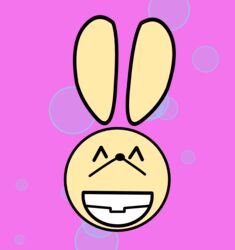  animated anthro buckteeth closed_eyes happy hi_res jason_burrow lagomorph leporid male mammal nodding nodding_head rabbit short_playtime simple_background simple_coloring simple_eyes simple_nose smile solo swift_bristle teeth 