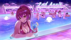  akai_haato akai_haato_(hololive_summer_2019) aki_rosenthal amane_kanata anniversary beach_chair beach_umbrella bikini breasts cleavage cocktail_glass cup dragon drink drinking_glass drinking_straw food fruit heterochromia highres himemori_luna hololive hoshimachi_suisei houshou_marine houshou_marine_(summer) inflatable_raft innertube inugami_korone kinoshita_niko kiryu_coco large_breasts leaning lemon lemon_slice lights long_hair looking_at_viewer mano_aloe minato_aqua momosuzu_nene multiple_girls murasaki_shion nakiri_ayame natsuiro_matsuri nekomata_okayu night night_sky official_alternate_costume official_alternate_hairstyle omaru_polka oozora_subaru partially_submerged pointing pointing_up ponytail pool poolside red_eyes red_hair roboco-san sakura_miko shirakami_fubuki shiranui_flare shirogane_noel shishiro_botan sky smile solo_focus swim_ring swimming swimsuit tokino_sora tokino_sora_(hololive_summer_2019) tokoyami_towa tongue tongue_out tsunomaki_watame umbrella uruha_rushia usada_pekora virtual_youtuber wading water yellow_eyes yozora_mel yukihana_lamy yuzuki_choco yuzuki_choco_(hololive_summer_2019) 