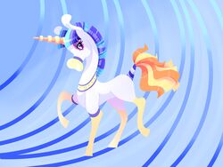  2017 4:3 abstract_background ambiguous_gender animate_inanimate bedroom_eyes blue_background blue_body blue_fur blue_hair blue_mane blue_markings blue_stripes blue_tail cherrybo chewnicorn countershade_face countershading digital_media_(artwork) equid equine eyelashes facial_markings femboy feral full-length_portrait fur hair half-closed_eyes head_markings heart_eyes heart_symbol horn leg_markings living_pinata looking_at_viewer makeup mammal mane markings mascara multicolored_horn multicolored_mane multicolored_tail muzzle_(marking) mythological_creature mythological_equine mythology narrowed_eyes neck_markings nude orange_body orange_fur orange_horn orange_markings orange_spots orange_stripes orange_tail pattern_background pinata pink_body pink_fur pink_markings portrait pose purple_eyes quadruped raised_leg rareware reverse_countershading seductive side_view simple_background smile snout snout_markings socks_(marking) solo spiral_background spots standing striped_horn striped_markings striped_tail stripes tail tail_markings trotting two_tone_mane unicorn viva_pinata walking white_body white_fur white_stripes white_tail yellow_body yellow_countershading yellow_fur yellow_horn yellow_markings yellow_tail 