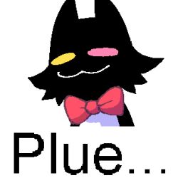  2025 :3 anthro black_body black_fur bow_tie cat_mike_(deltarune) cheek_tuft chesquik colored deltarune digital_drawing_(artwork) digital_media_(artwork) domestic_cat empty_eyes facial_tuft felid feline felis fur heterochromia looking_at_viewer low_res male mammal meme mouth_closed pink_eyes reaction_image red_bow_tie simple_background solo talking_to_viewer text tuft undertale_(series) white_background yellow_eyes 