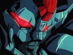  80s animated animated m.d._geist mecha oldschool oobari_masami robot shining_eyes 