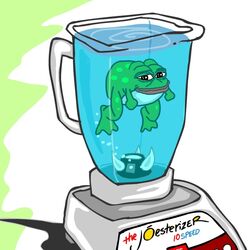  1:1 2016 amphibian anthro appliance bad_idea blender_(machine) countershade_face countershade_torso countershading feet frog green_body green_skin humor imminent_death joe_cartoon kitchen_appliance looking_at_viewer male meme multicolored_body multicolored_skin pepe_the_frog shitpost simple_background smile solo third-party_edit two_tone_body two_tone_skin unknown_artist water what white_body white_skin 